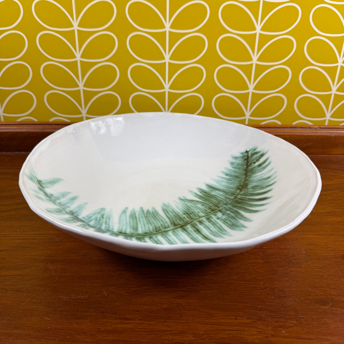 Western Sword Fern Bowl – Open